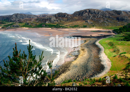 Testa di piccolo Loch Ginestra, Highland, Scozia. Foto Stock
