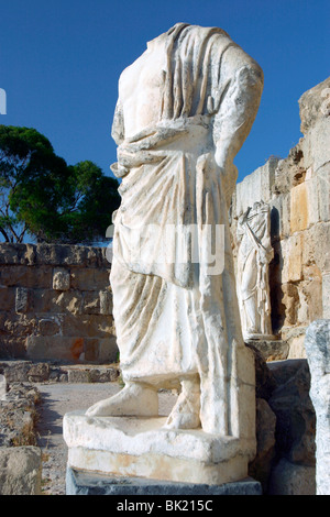 Decapitati statua, Ginnasio Romano, salumi e Cipro del Nord. Foto Stock