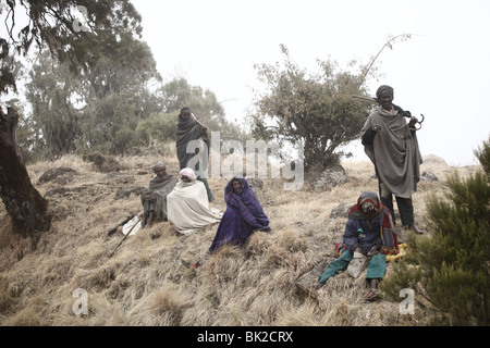 Parco nazionale di Sirmien Etiopia Foto Stock