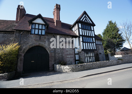 Ashfield Hall,High St,Much Wenlock,Shropshire,Inghilterra. Foto Stock