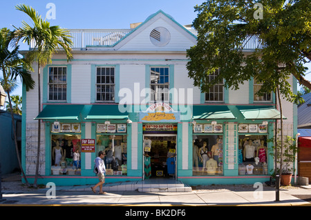 Keep in Touch store su Duval Street, Key West, Florida, Stati Uniti d'America. Foto Stock