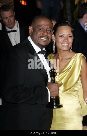 FOREST WHITAKER & KEISHA VANITY FAIR PARTY 2007 MORTONS HOLLYWOOD LOS ANGELES STATI UNITI D'AMERICA 25 Febbraio 2007 Foto Stock