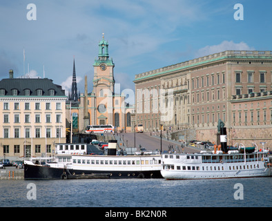 Il Palazzo Reale di Stoccolma, Svezia. Foto Stock