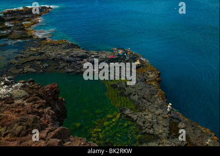 Il cappuccio LA HOUSSAYE, isola di Reunion Foto Stock