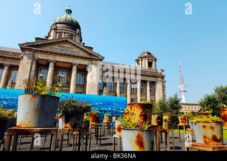 Oberlandesgericht - Tribunale distrettuale di Amburgo, Germania, Europa Foto Stock