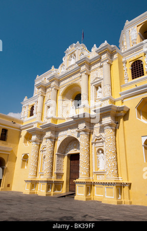 La Merced chiesa, Antigua, Sito Patrimonio Mondiale dell'UNESCO, Guatemala, America Centrale Foto Stock