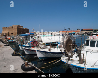 Il porto di Paphos, Cipro Europa Foto Stock