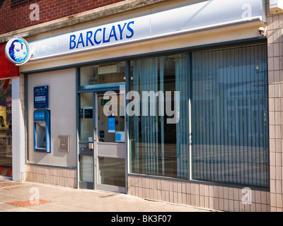 Barclays Bank con segni e il logo England Regno Unito Foto Stock
