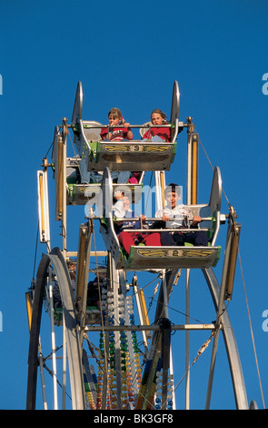 Ruota panoramica Ferris, Sarasota County Fair, Florida, Foto Stock