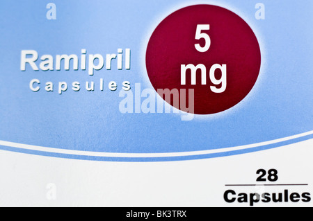 Ramipril inibitore di ACE. Farmaci per la pressione alta (ipertensione) Foto Stock