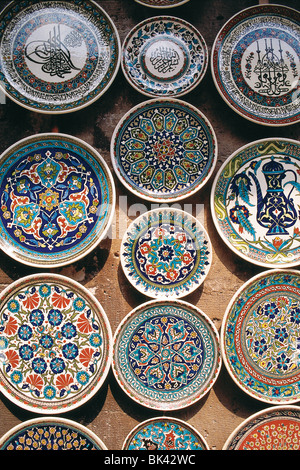 Mostra di ceramiche decorative del Medio Oriente nel Regno Hashemite di Giordania Foto Stock