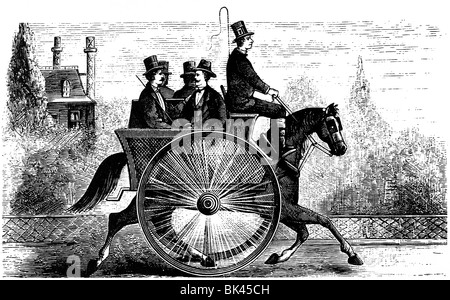 Equibus in azione, 1878 Foto Stock