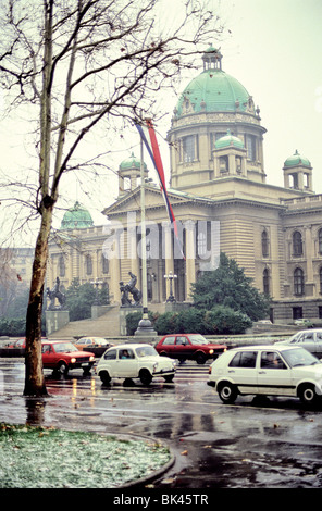 Palazzo federale a Belgrado in Serbia Foto Stock