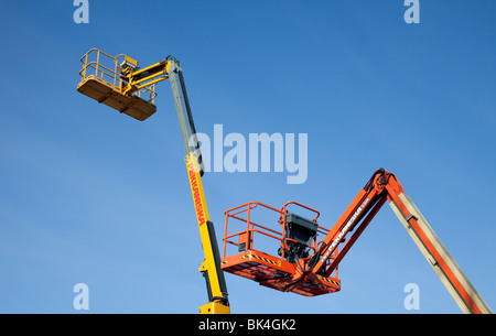 Piattaforme aeree di sollevamento del braccio , Finlandia Foto Stock