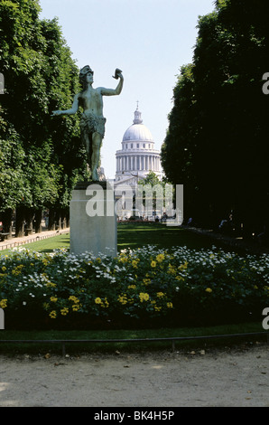 Giardino di sculture e il Partenone, Parigi Foto Stock