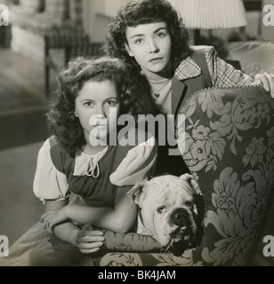 Dal momento che si è andato via - 1944 David Selznick film con Shirley Temple a sinistra e Jennifer Jones Foto Stock