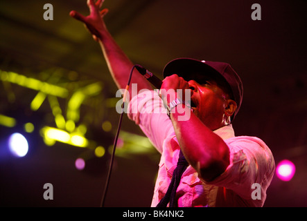 Talib Kwali esegue durante un concerto. Foto Stock