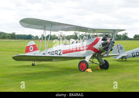 Focke Wulf FW44 Stieglitz bellica tedesca biplano trainer Foto Stock