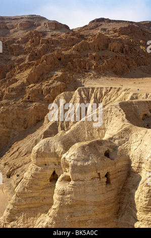 Le grotte di Qumran, Israele, Medio Oriente Foto Stock