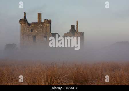 Kilchurn Castle vicino a Oban, Scozia Foto Stock