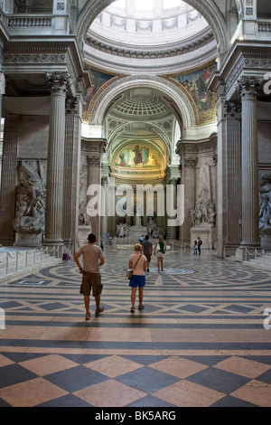 Interno del Pantheon di Parigi Francia Foto Stock