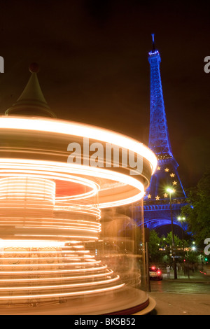 La Torre Eiffel a Parigi Francia Foto Stock
