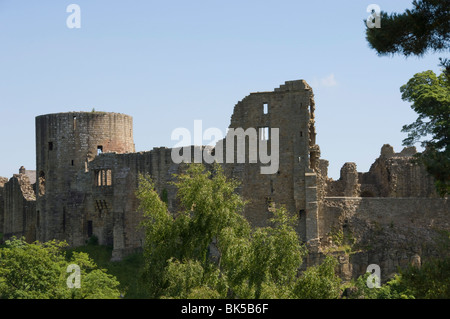 Il Castello, Barnard Castle, nella contea di Durham, England, Regno Unito, Europa Foto Stock