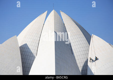 Fiore di loto tempio, tempio Bahai, Nuova Delhi, India, Asia Foto Stock