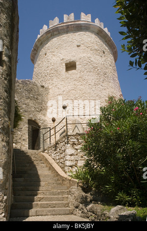 Il castello di Trsat, Rijeka, Croazia, Europa Foto Stock