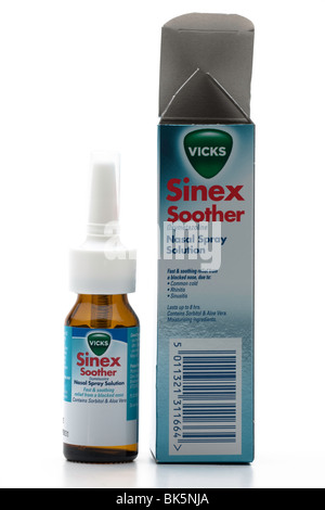 Vicks Sinex spray nasale soluzione succhietto Foto Stock