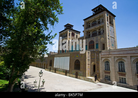 Kushk di Shams ol-Emareh all'interno di Palazzo Golestan a Teheran in Iran Foto Stock