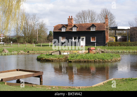 Laghetto, Blackmore, Essex, Inghilterra Foto Stock