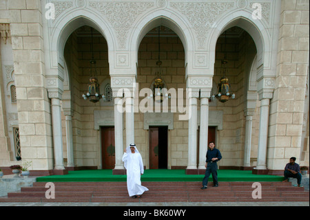 La Moschea di Jumeirah, Dubai, Emirati Arabi Uniti, Medio Oriente Foto Stock