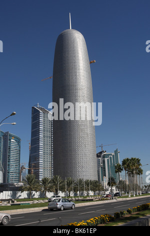 Highrise building a Doha / Qatar da architetto francese Jean Nouvel Foto Stock