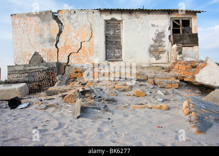 Edificio distrutto Foto Stock