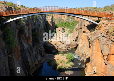Bourke's Luck buche, Blyde River Canyon a Mpumalanga Provincia, Sud Africa Foto Stock