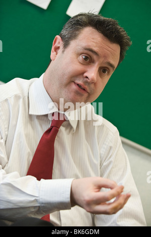 Huw Lewis AM Welsh Assembly Stati per Merthyr Tydfil e Rhymney e il Vice Ministro per i bambini in Welsh Assembly Government Foto Stock