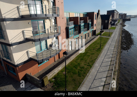 Città di Dundee sviluppo waterfront Foto Stock