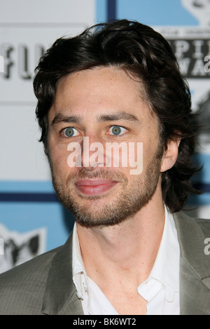 ZACH BRAFF film indipendenti 2008 SPIRIT AWARDS ARRIVI SANTA MONICA LOS ANGELES STATI UNITI D'AMERICA 23 Febbraio 2008 Foto Stock