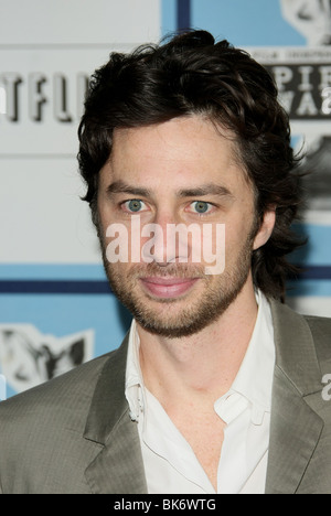 ZACH BRAFF film indipendenti 2008 SPIRIT AWARDS ARRIVI SANTA MONICA LOS ANGELES STATI UNITI D'AMERICA 23 Febbraio 2008 Foto Stock