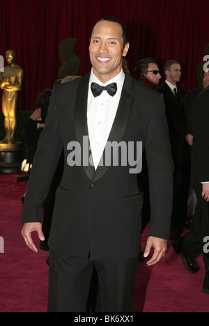 La roccia 80TH ACADEMY AWARDS ARRIVI HOLLYWOOD LOS ANGELES STATI UNITI D'AMERICA 24 Febbraio 2008 Foto Stock