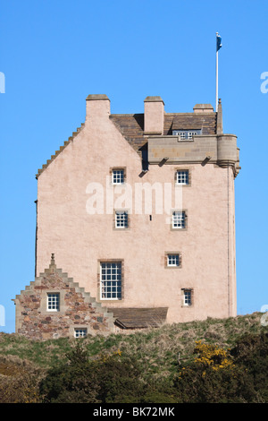 Fenton Torre vicino a North Berwick, sito di Archie l inventore del grande casa rosa nella BBC TV childrens' mostrano Balamory Foto Stock