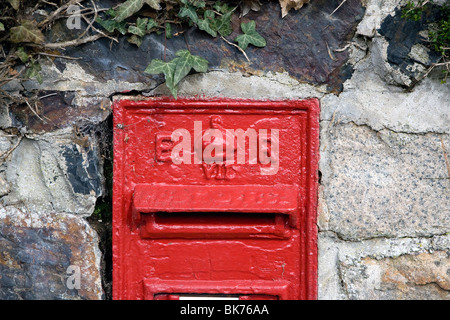 Un Edward VII postbox. Foto Stock