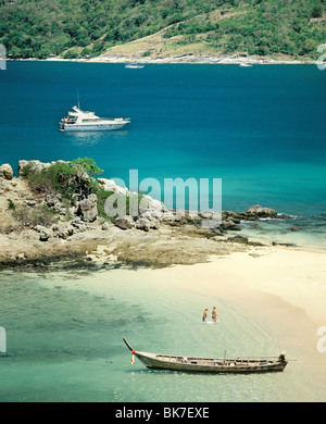 Nai Harn Beach in Phuket, Thailandia, Sud-est asiatico, in Asia Foto Stock