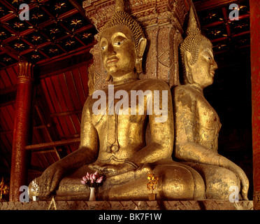 Le immagini del Buddha, Wat Phumin, città di Nan, Thailandia, Sud-est asiatico, Asia&#10, Foto Stock