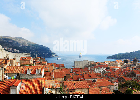 Edifici di Dubrovnik Foto Stock