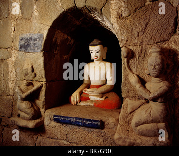 Htukkant Thein tempio di Mrauk U, l'antica capitale di Arakan, Myanmar (Birmania), Asia Foto Stock