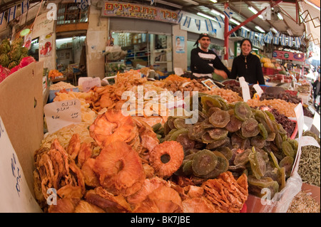 Mercato Carmel, Tel Aviv, Israele, Medio Oriente Foto Stock