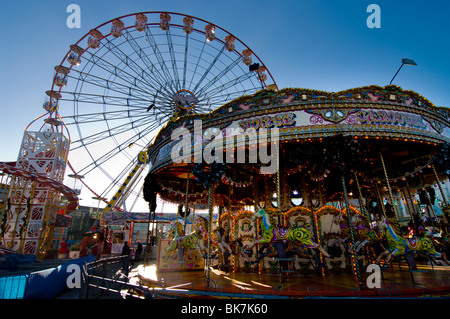 Swansea luna park, Swansea, Wales, Regno Unito, Europa Foto Stock