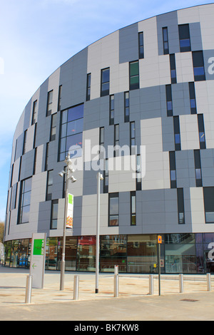 University Campus Suffolk Waterfront edificio a Neptune Quay in Ipswich Haven Marina suffolk in Inghilterra Foto Stock